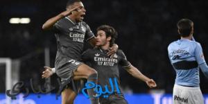 مبابي يحلق .. نتيجة اهداف مباراة ريال مدريد وسيلتا فيجو 2-1 اليوم في الدوري الإسباني